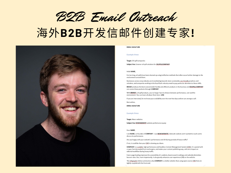 Result driven B2B Email Outreach Creation